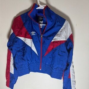 Umbro Women's Tri-Color Bomber Jacket